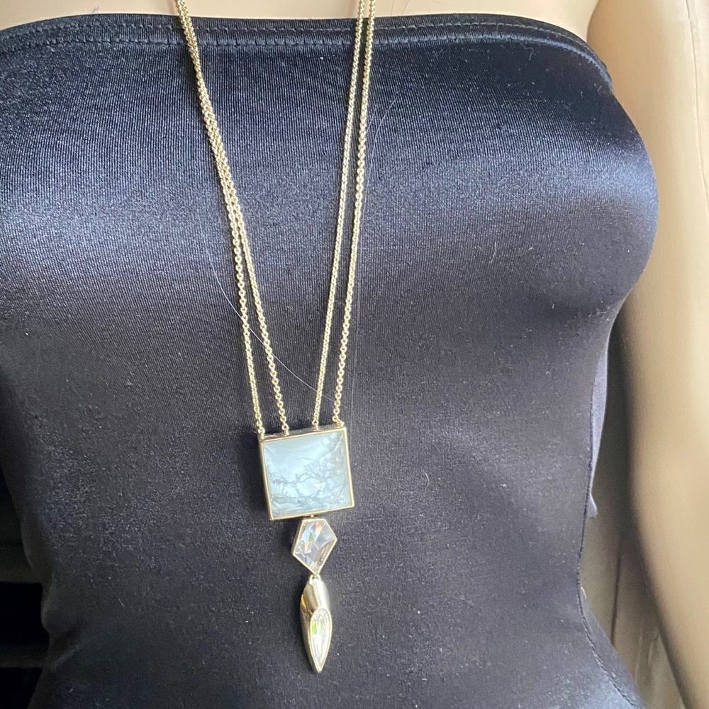 𝅺ALEXIS Bittar Geo Square necklace